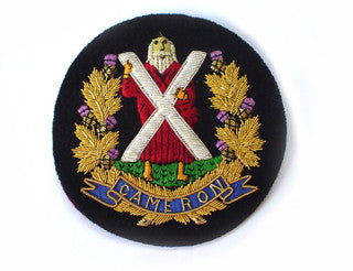 Queen's Own Cameron Highlanders Blazer Badges