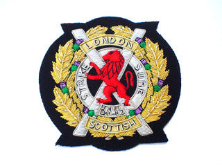 London Scottish Regiment Blazer Badges