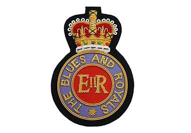 Blues And Royals Bullion Blazer Badge