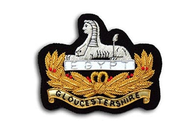 Gloucestershire Regiment Bullion Wire Blazer Badge