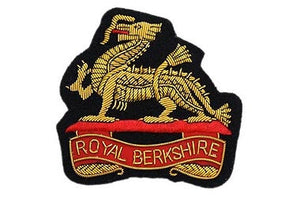 Royal Berkshire Regiment Bullion Wire Blazer Badge