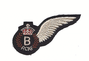 RCAF Wing Bullion Wire Blazer Badge
