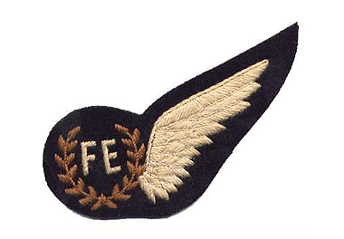 Flight Engineers Wing Bullion Wire Blazer Badge