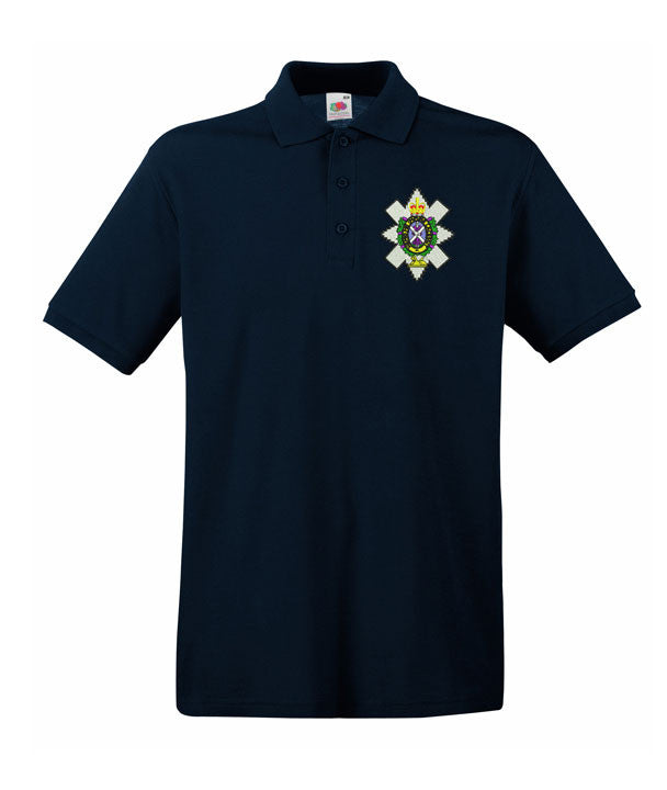 Black Watch Polo Shirts Military Bullion Badges