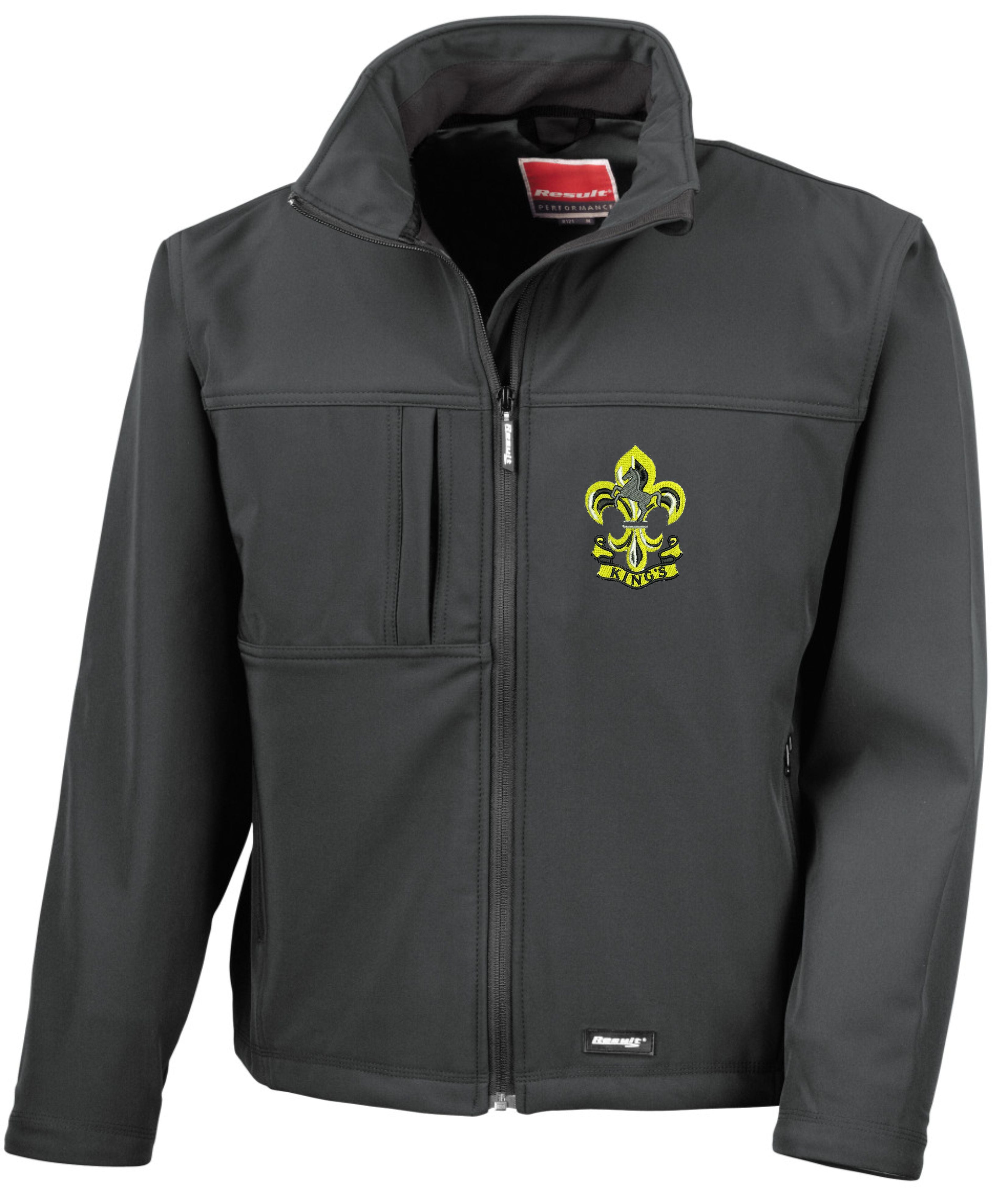 The Kings Regiment soft shell jacket
