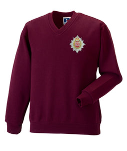 London Regiment V Neck Sweatshirt