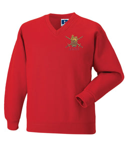 Army V Neck Sweatshirt