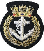 Royal Navy Blazer Badge (crown and Anchor)Blazer Badge
